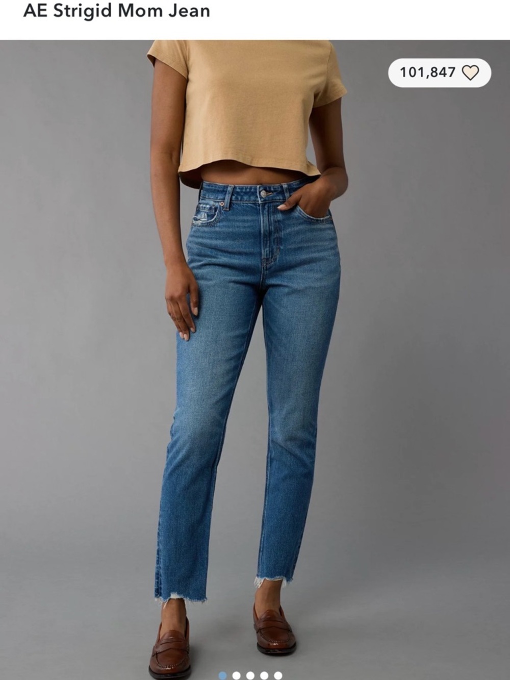 American Eagle Outfitters Straight Leg Jeans - Mid Blue